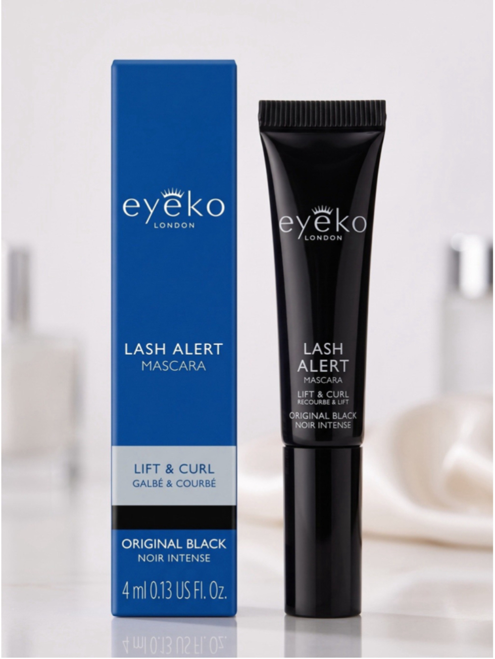 Eyeko Lash Alert Mascara Original Black Lift & Curl 4ml New in Box